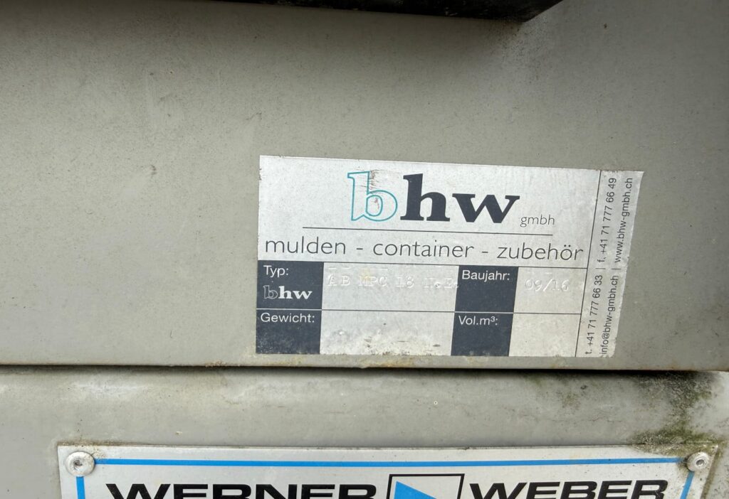 2016 Werner MPC 18 Hakenpressmulde