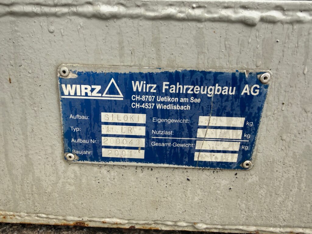 2001 Wirz Hakensilo 16LB 14m³