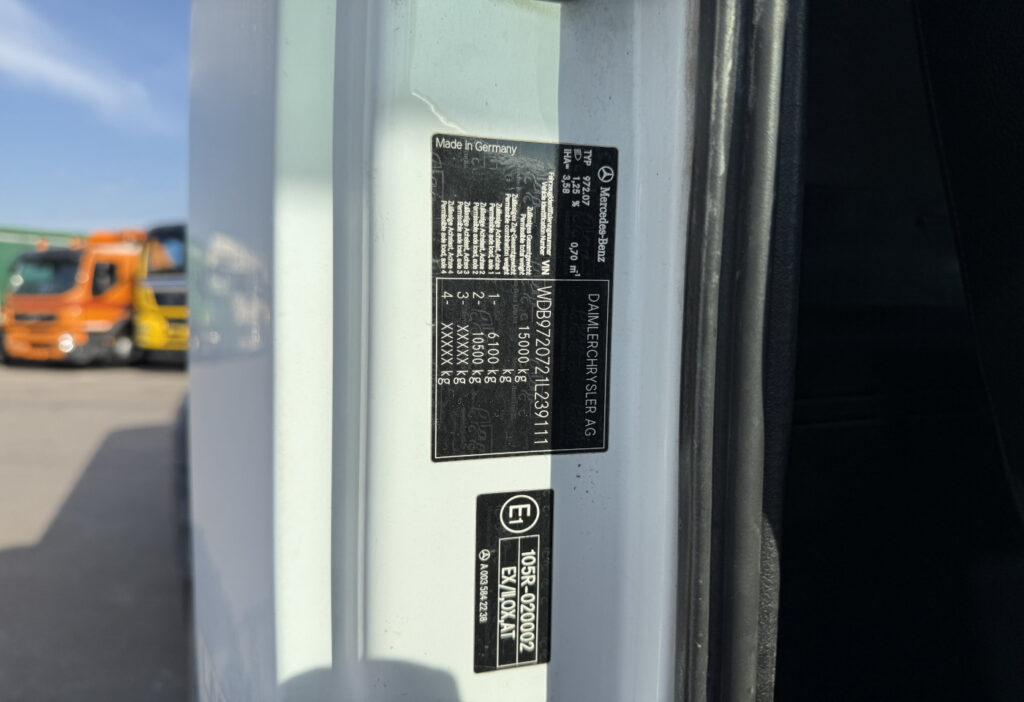 2007 Mercedes-Benz Atego 1529 4x2 1-Kammer