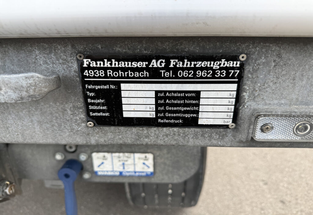 2021 Fankhauser FA-1005 Plane/HB
