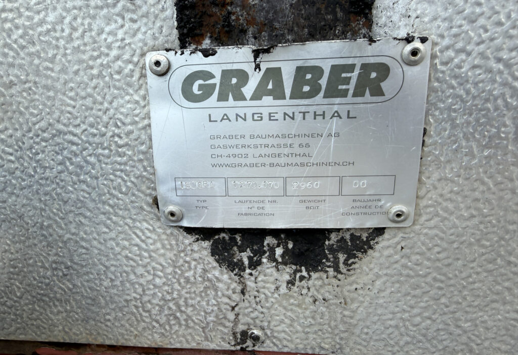 2000 Graber Isogra 1-Kammer