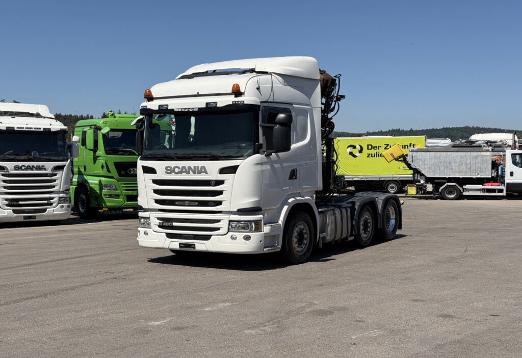 2014 Scania G490 6x2 Hiab 165ZT Holzkran