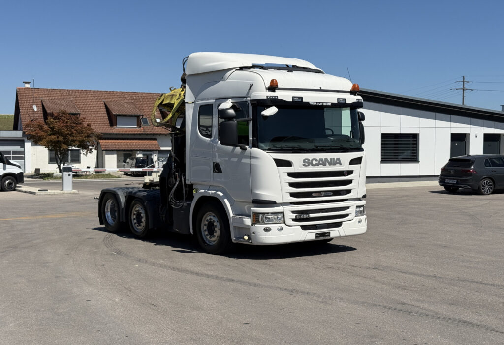 2014 Scania G490 6x2 Hiab 165ZT Holzkran