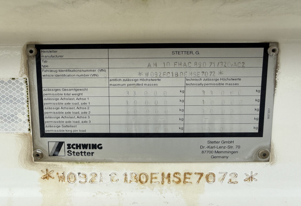 2015 Stetter G AM10FHAC 71/320 10m³