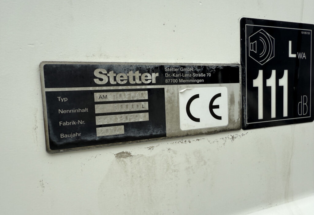 2015 Stetter G AM10FHAC 71/320 10m³