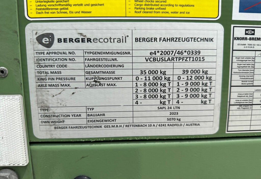 2024 Berger SAPL 24 LTN Plane