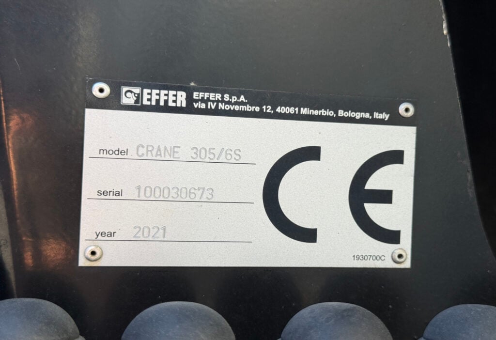 2021 Effer 305/6S