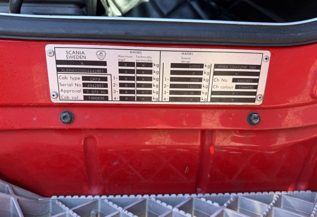 2001 SCANIA R164 V8