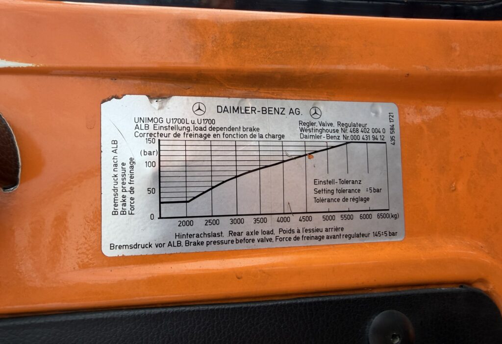 1985 UNIMOG 1700
