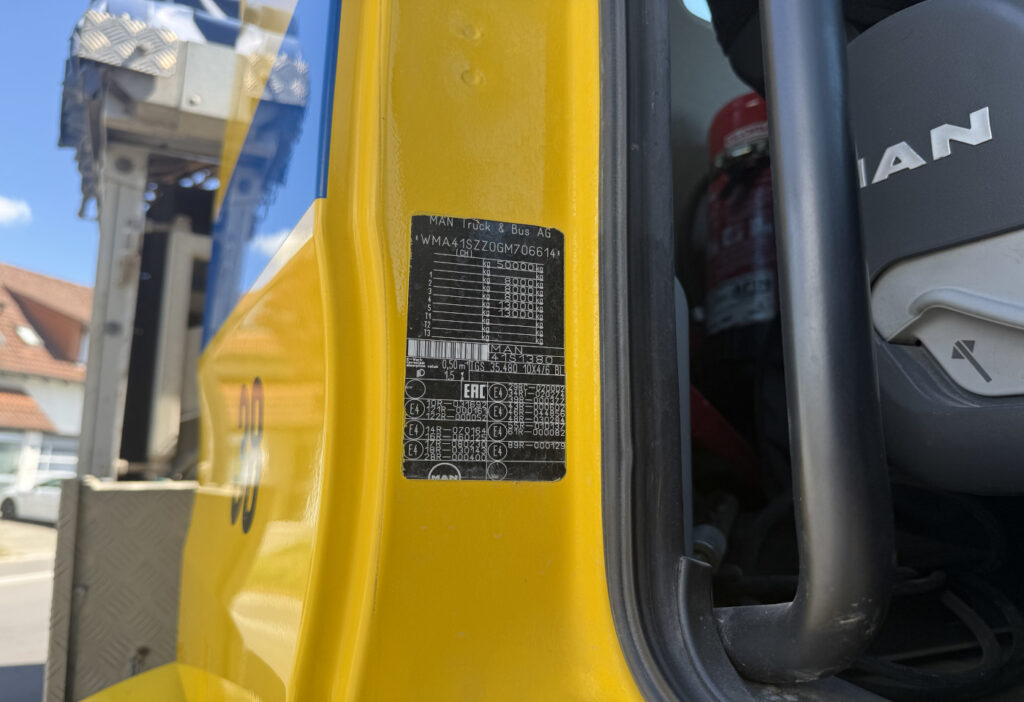 2016 MAN TGS 35.480 10x4 FHS