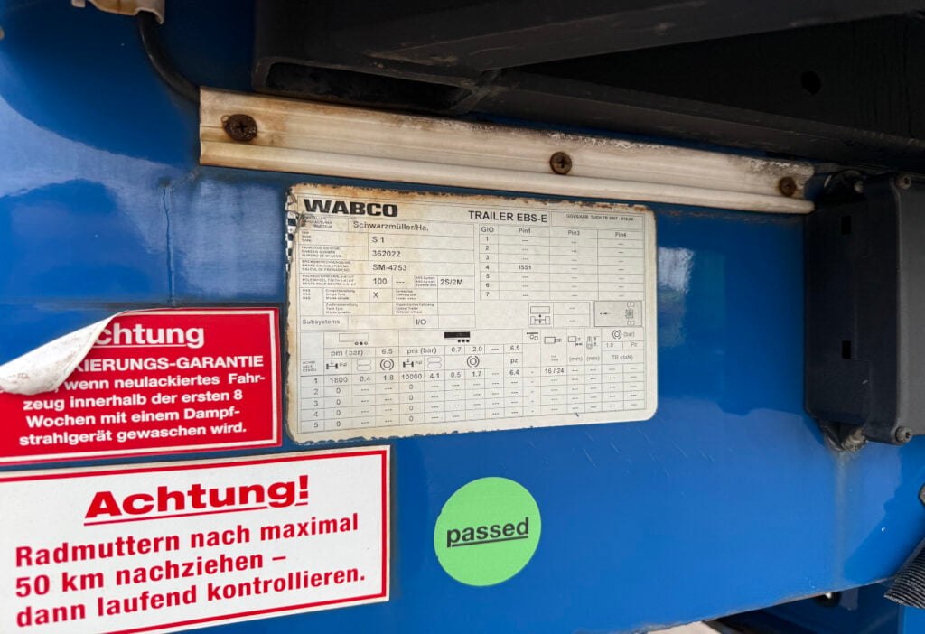 2015 Schwarzmüller SPA1/Z Carrier 1950 / HB
