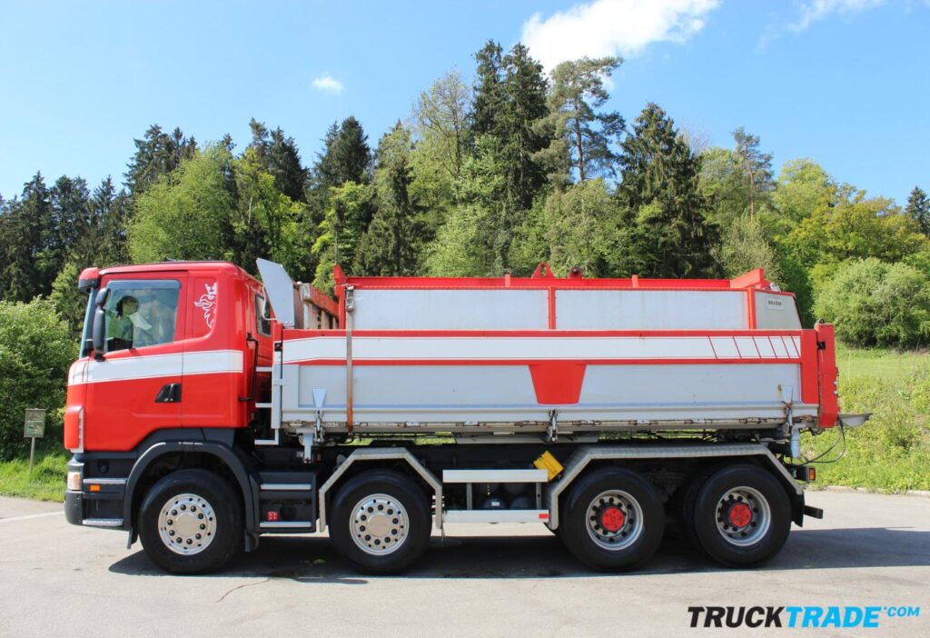 Scania R 420 CB 8x4 2-Seitenkipper + Thermosilo Graber 2 Kammern