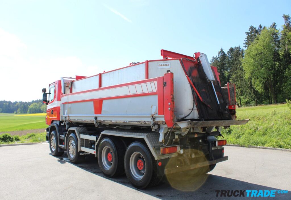 Scania R 420 CB 8x4 2-Seitenkipper + Thermosilo Graber 2 Kammern