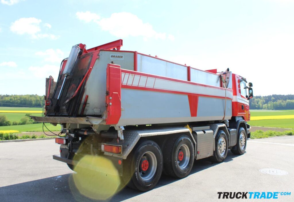 Scania R 420 CB 8x4 2-Seitenkipper + Thermosilo Graber 2 Kammern
