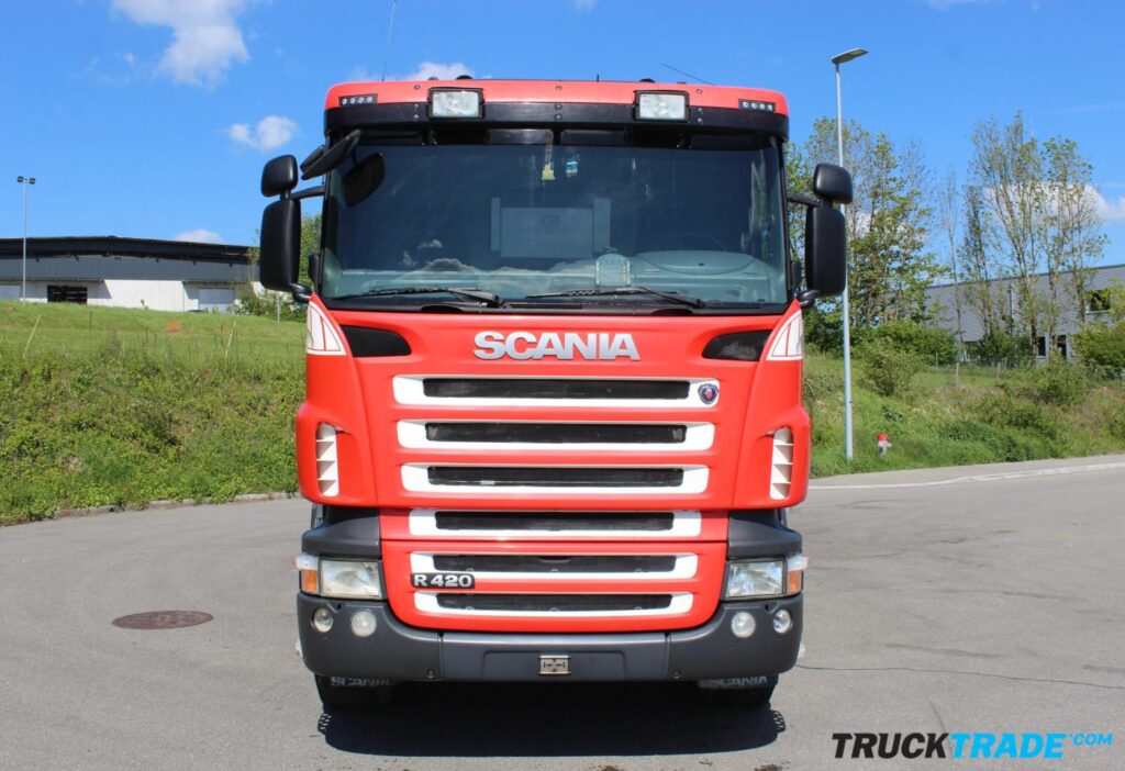 Scania R 420 CB 8x4 2-Seitenkipper + Thermosilo Graber 2 Kammern