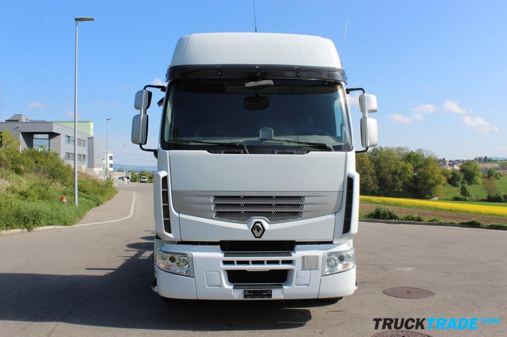 Renault Premium 430 6x2 BDF Chassis Container mit Hebebühne