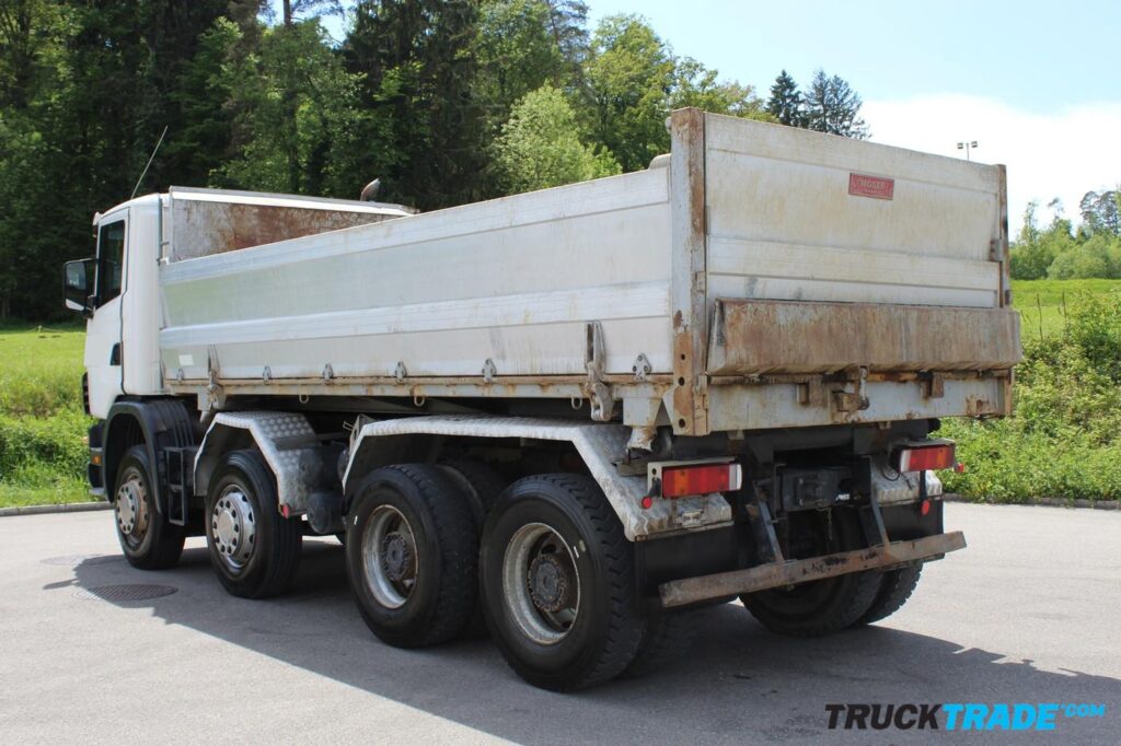 Scania R124 CB 8x4 HZ 3-Seitenkipper