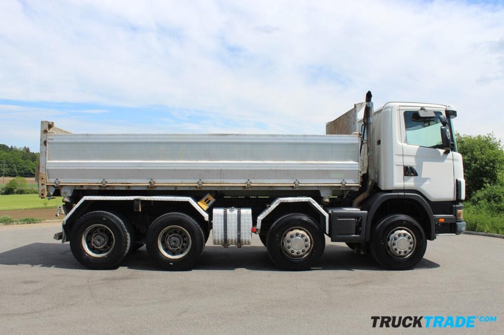 Scania R124 CB 8x4 HZ 3-Seitenkipper
