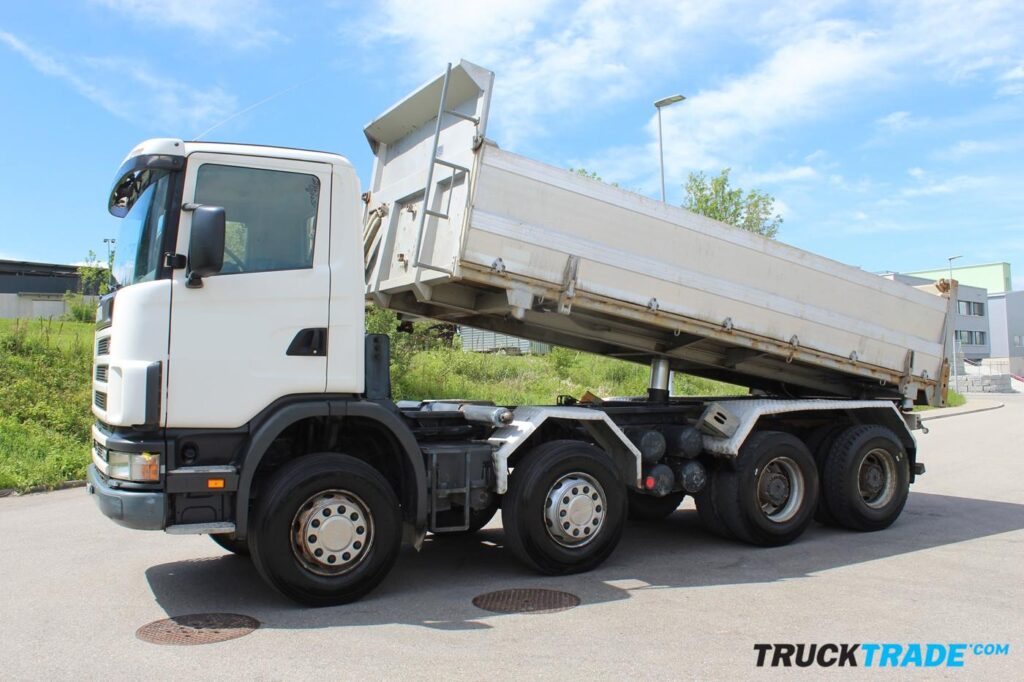 Scania R124 CB 8x4 HZ 3-Seitenkipper