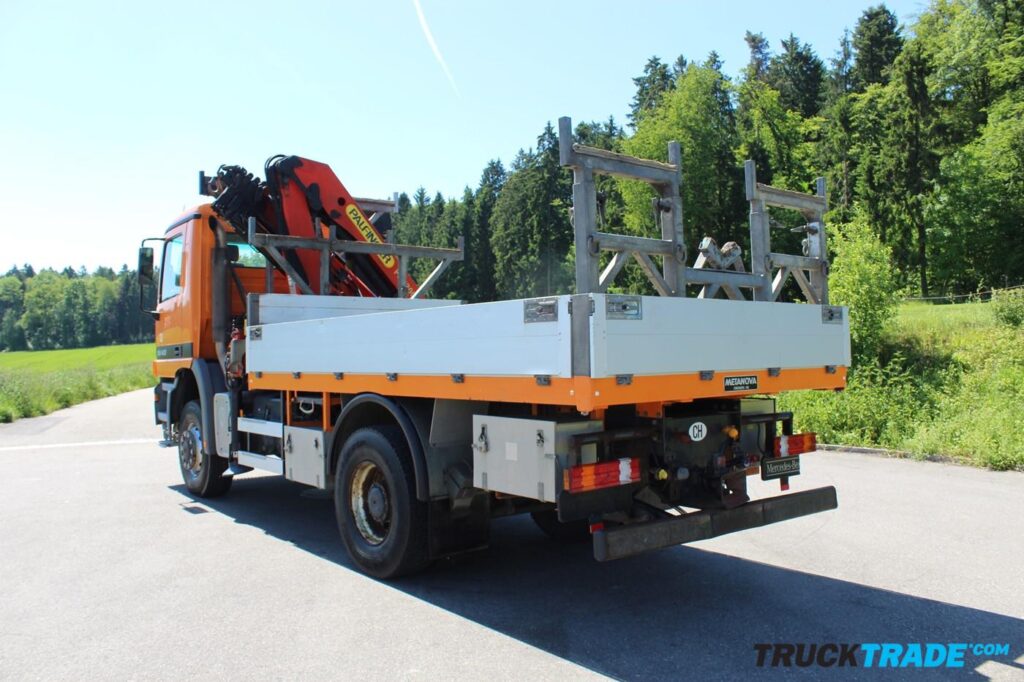Mercedes-Benz Actros 1840 4x4 Brücke mit Kran