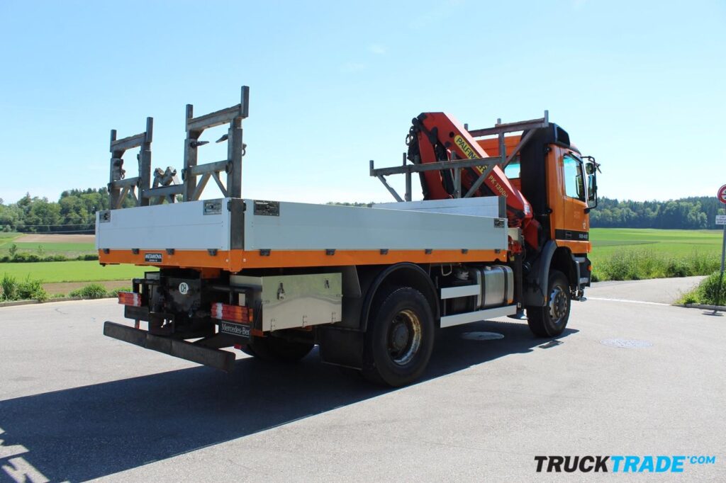 Mercedes-Benz Actros 1840 4x4 Brücke mit Kran