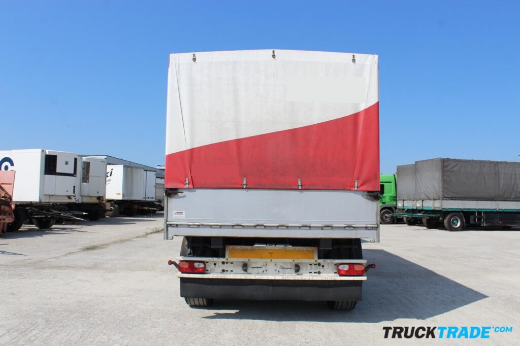 Fliegl ZPS 180 Brücke mit Blache Anhänger